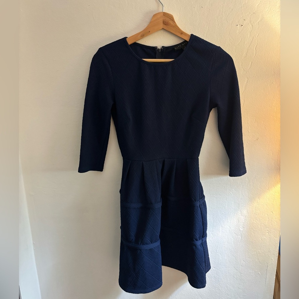 Elegant Navy Blue Dress